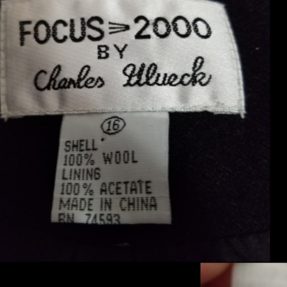 Focus 2000 by Charles Glueck wool jacket - Picture 5 of 5
